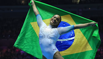 Rebeca Andrade submete novo salto para os Jogos de Paris 2024