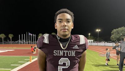 RB Derek Garcia, QB Triston Handson net 357 yards of offense, help Sinton football stifle Alice