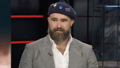 Jason Kelce Wears Beret for ESPN Debut, Says He’s ‘Still on Paris Time’ After Attending 2024 Olympics