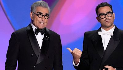 Eugene Levy’s Texts To Son Dan In Emmys Bit Are Peak Boomer Parent