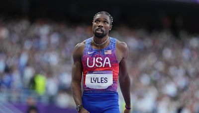 If Noah Lyles doesn't run in 4x100m relay, who will compete for Team USA?