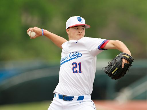 Double play: Ethan Weaver performs national anthem on trumpet, pitches in Grove City win