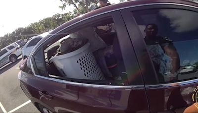 VIDEO: Dramático rescate de niño de un año atrapado en un auto caliente en Florida - La Opinión