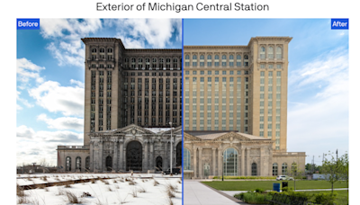 Detroit's once-abandoned train depot restored to past glory