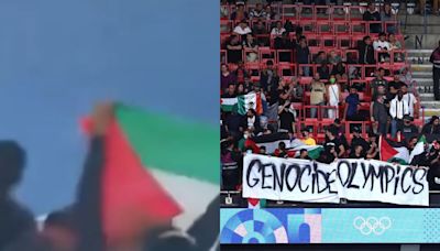 Video: Pro-Palestine Protesters Chant 'Heil Hitler' During Israel vs Paraguay Football Match In Paris 2024 Olympics