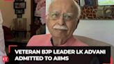 Veteran BJP leader LK Advani admitted to AIIMS; condition 'stable'