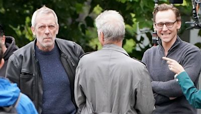 Tom Hiddleston & Hugh Laurie Film Scenes for ‘The Night Manager’ Season 2 in London