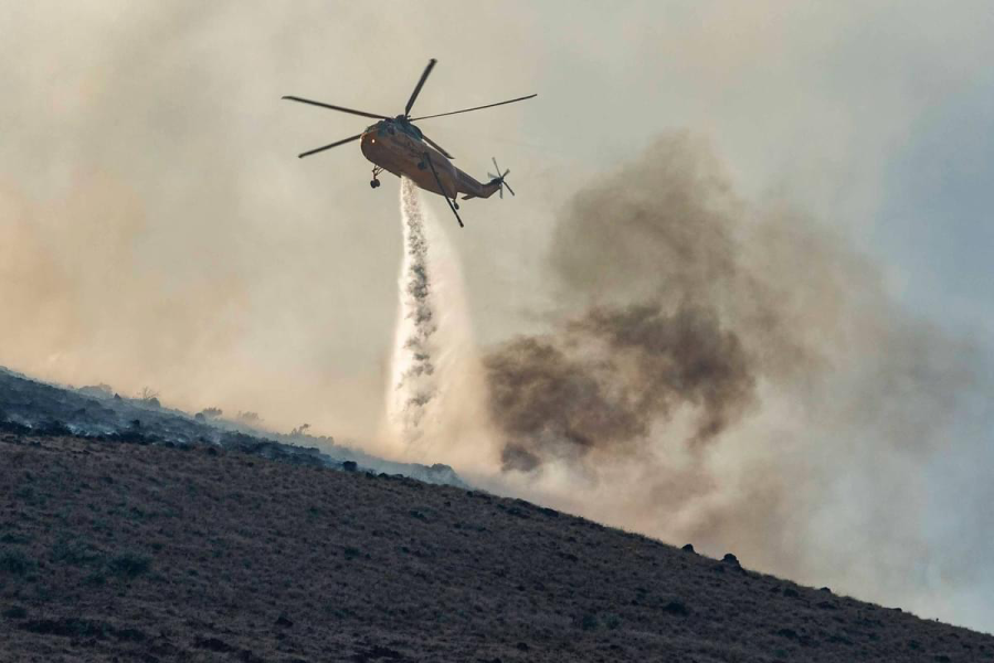 Long Bend Fire continues to burn near Maupin with 5% containment