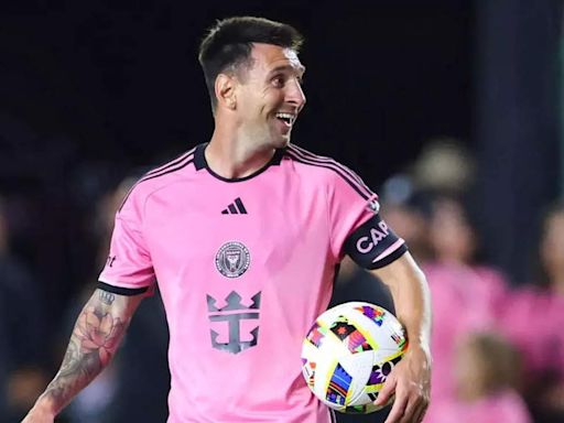 Lionel Messi, Luis Suarez score but Inter Miami held to 3-3 draw against St. Louis City | Cricket News - Times of India