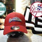 New Era x MLB NY Yankees 9Forty Red 紐約洋基1972草寫塗鴉style紅色940彎帽