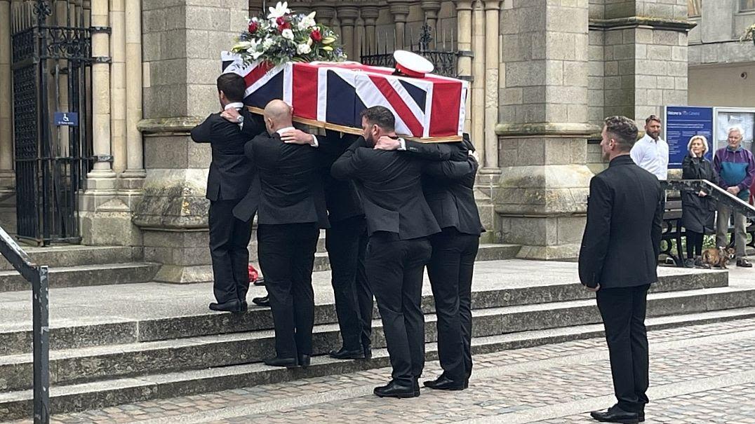 Funeral of Cornish man killed in Gaza taking place