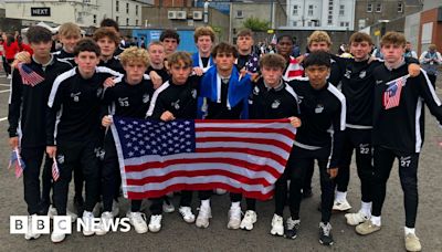 Super Cup NI: Team parade launches youth football tournament