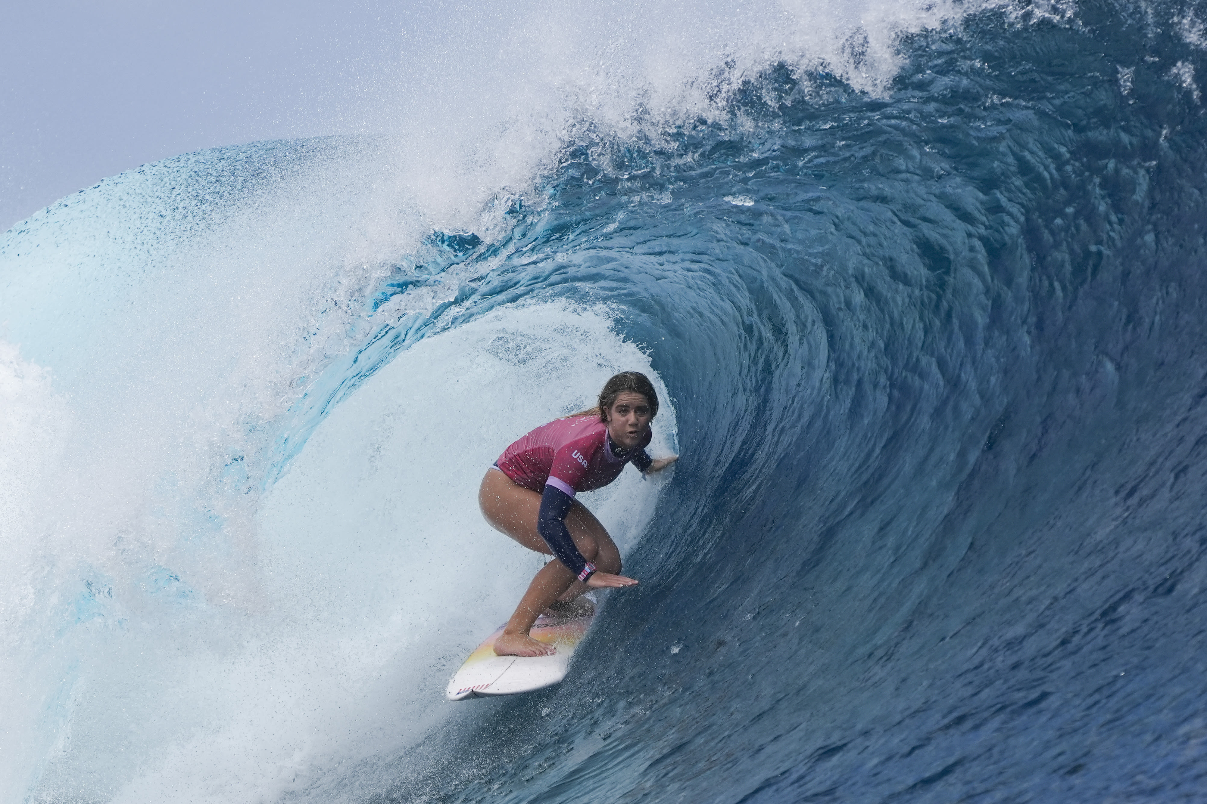 Paris Olympics: USA's Caroline Marks secures surfing gold medal in dramatic final over Brazil's Tatiana Weston-Webb