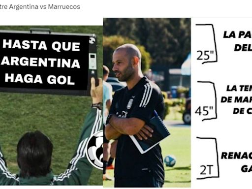 Argentina perdió con Marruecos, aparecieron los memes y hasta Messi explotó en Instagram