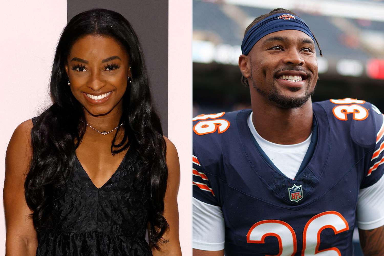 Simone Biles Had the Best Reaction to Husband Jonathan Owens Scoring a Touchdown in His First Game with the Bears