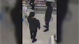 Two men emptied a locked case while restraining an employee in this London robbery