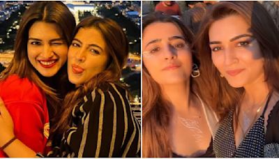 Kriti Sanon vibes with sister Nupur during their Greece vacation and it screams sibling goals; WATCH