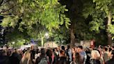 Radicales de extrema izquierda se concentran ante la Embajada Argentina en Madrid