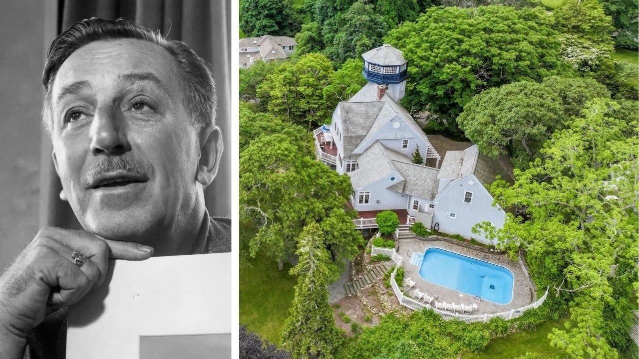 Historic Cape Cod Mansion Where Walt Disney Wrote 'Fantasia' Listed for $2.2 Million—Complete With a Host of Hollywood History