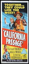 CALIFORNIA PASSAGE Original Daybill Movie Poster Forrest Tucker ...