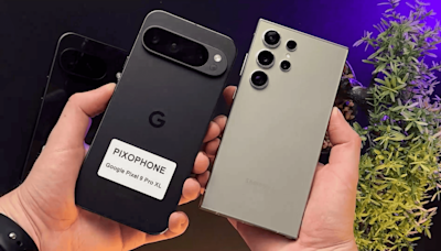 Here's the Google Pixel 9 Pro XL compared to Samsung's Galaxy S24 Ultra