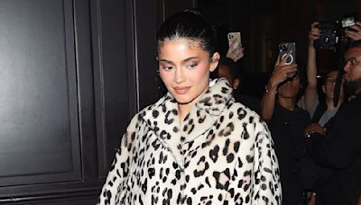 Kylie Jenner prowls around Paris in racy print after tears over trolls