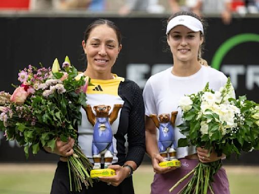 Pegula saves match points to claim first grass court title in Berlin