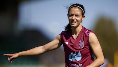 El entrenamiento de la selección femenina previo al duelo ante Dinamarca