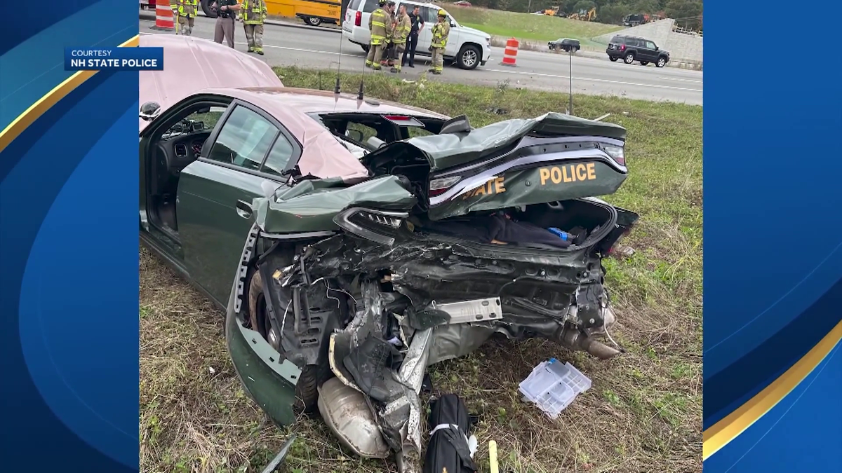 Man had seizure before crashing into New Hampshire State Police cruiser, court documents say