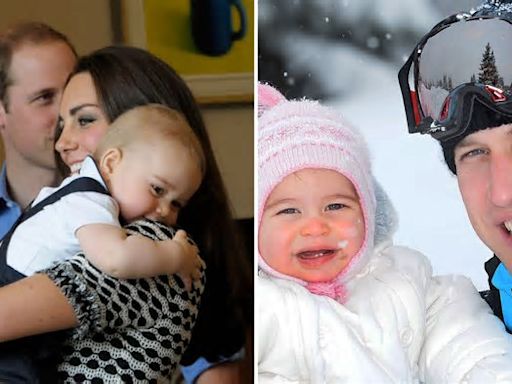 32 sweet pictures of Prince William and Kate Middleton with their children