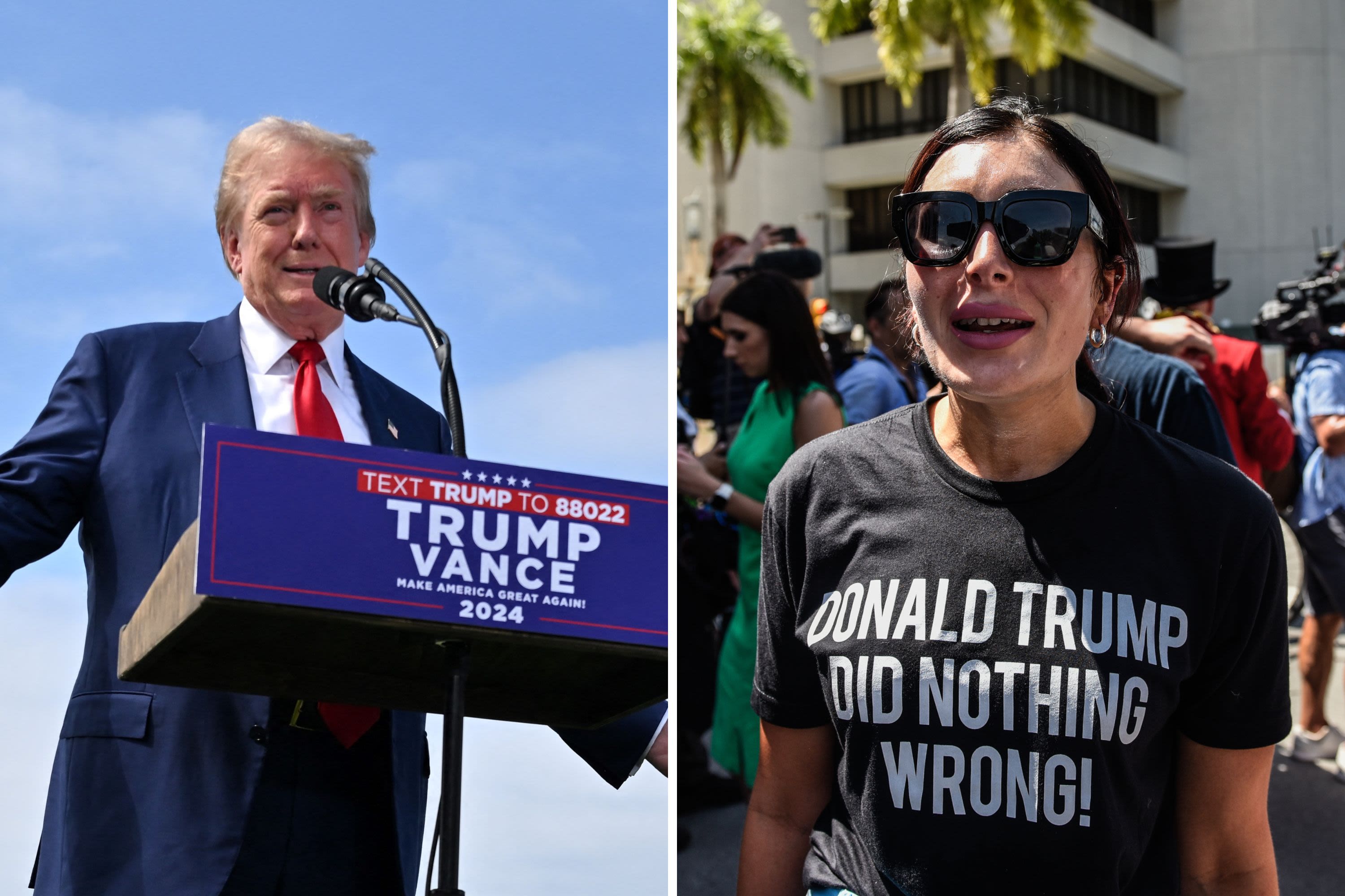 Donald Trump confronted on relationship with Laura Loomer