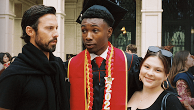 Milo Ventimiglia reunites with his ‘This Is Us’ kids to celebrate Niles Fitch’s graduation