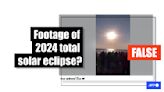 Video shows Chile solar eclipse in 2019, not recent North America celestial event