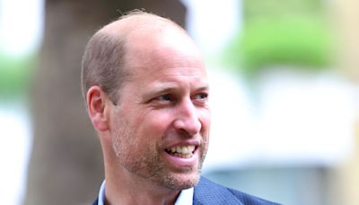 William’s new beard on display during visit to homelessness exhibition