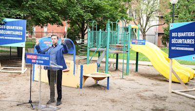 Poilievre blasts Montreal mayor's approach to addictions, homelessness