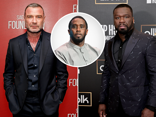 50 Cent teases Liev Schreiber collab with Diddy message