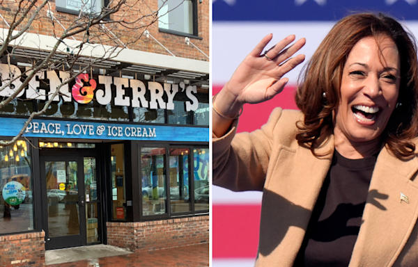 Ben & Jerry’s co-founders unveil Kamala Harris ice cream flavor