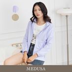 現貨【MEDUSA 曼度莎】I Care 超薄冰絲涼感防曬外套（連帽可拆） - 2色（M-L）｜女外套 涼感外套