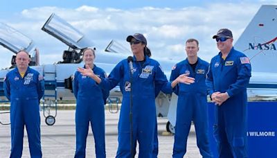 'I'm sure we'll find things out': NASA astronauts fly to launch site for 1st crewed Boeing Starliner mission to ISS on May 6 (photos)