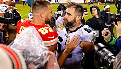 Jason Kelce Trolls Travis Kelce For Dad-Like Move at Taylor Swift's Concert | FOX Sports Radio