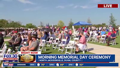 ‘All gave some, some gave all:’ Jacksonville Memorial Day service honors ultimate sacrifice