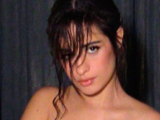 Camila Cabello goes topless — except for a designer handbag ✨