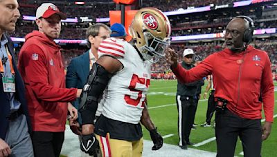 Dre Greenlaw still sheds tears over Achilles injury suffered in 49ers' Super Bowl defeat