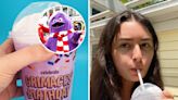 We tried the purple Grimace milkshake from McDonald's and still can't figure out what it tastes like