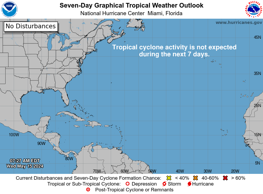 National Hurricane Center issues 1st daily tropical outlook of 2024 Atlantic hurricane season