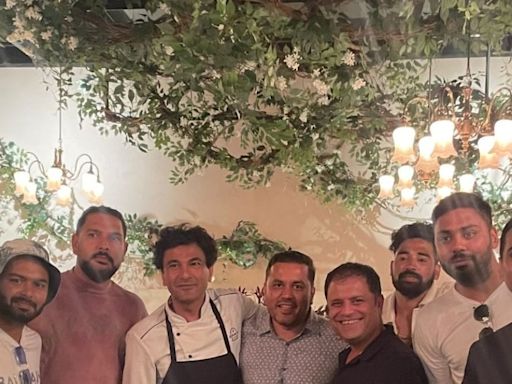 Rishabh Pant, Mohd Siraj and Avesh Khan Spotted With Yuvraj Singh at Vikas Khanna's Michelin Star Restaurant in NYC - News18