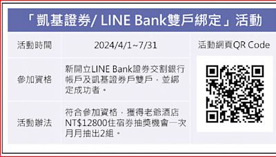 凱基證攜手LINE Bank 共構金融生態圈 - 證券．權證