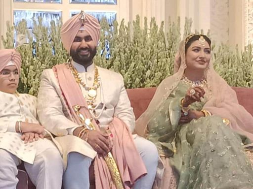 Punjab minister Anmol Gagan Maan ties knot with lawyer-bizman Shahbaaz Singh Sohi