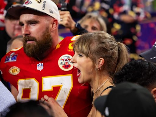 Olympic commentator couldn't help but make a Travis Kelce and Taylor Swift joke