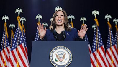 Harris rips Trump before fired-up crowd at first rally since launching her presidential campaign